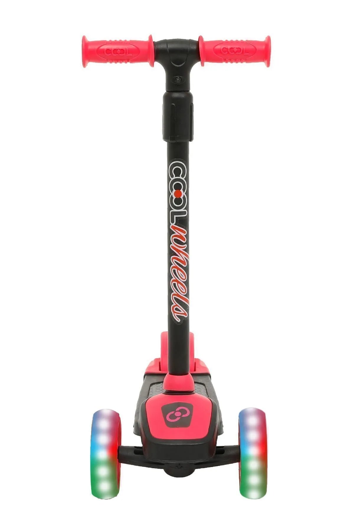 LED Işıklı 3 Tekerlekli Yükseklik Ayarlı ( Pembe, Mavi, Sarı, Kırmızı ) Scooter