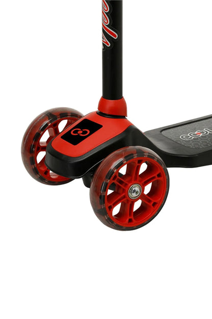 LED Işıklı 3 Tekerlekli Yükseklik Ayarlı ( Pembe, Mavi, Sarı, Kırmızı ) Scooter